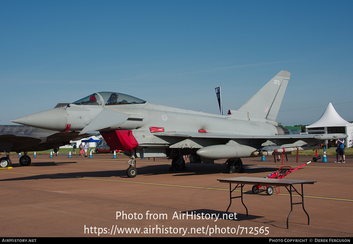 Aircraft Photo of ZK372 | Eurofighter EF-2000 Typhoon FGR4 | UK - Air Force | AirHistory.net #712565