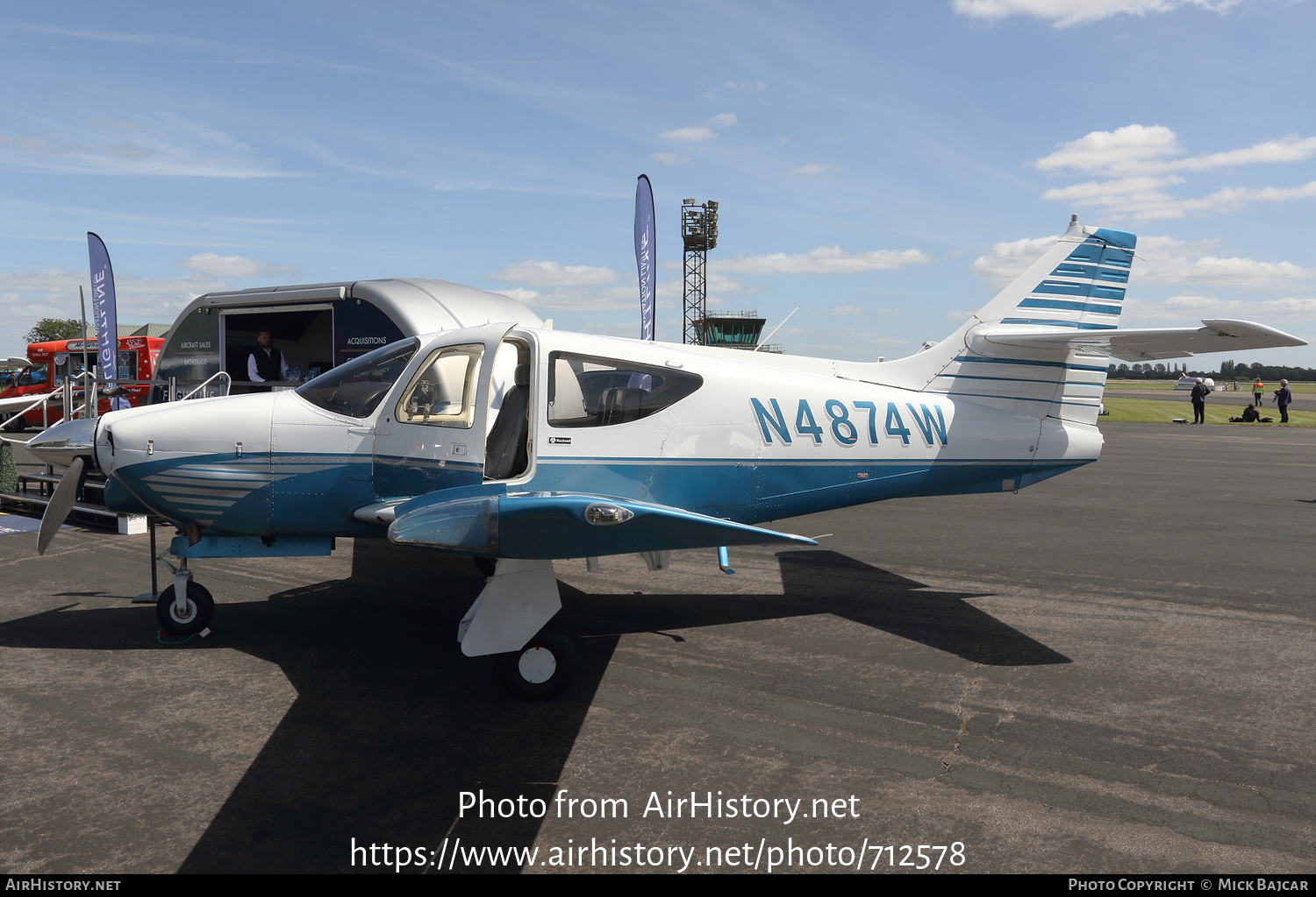 Aircraft Photo of N4874W | Rockwell Commander 114/580 Super Commander | AirHistory.net #712578