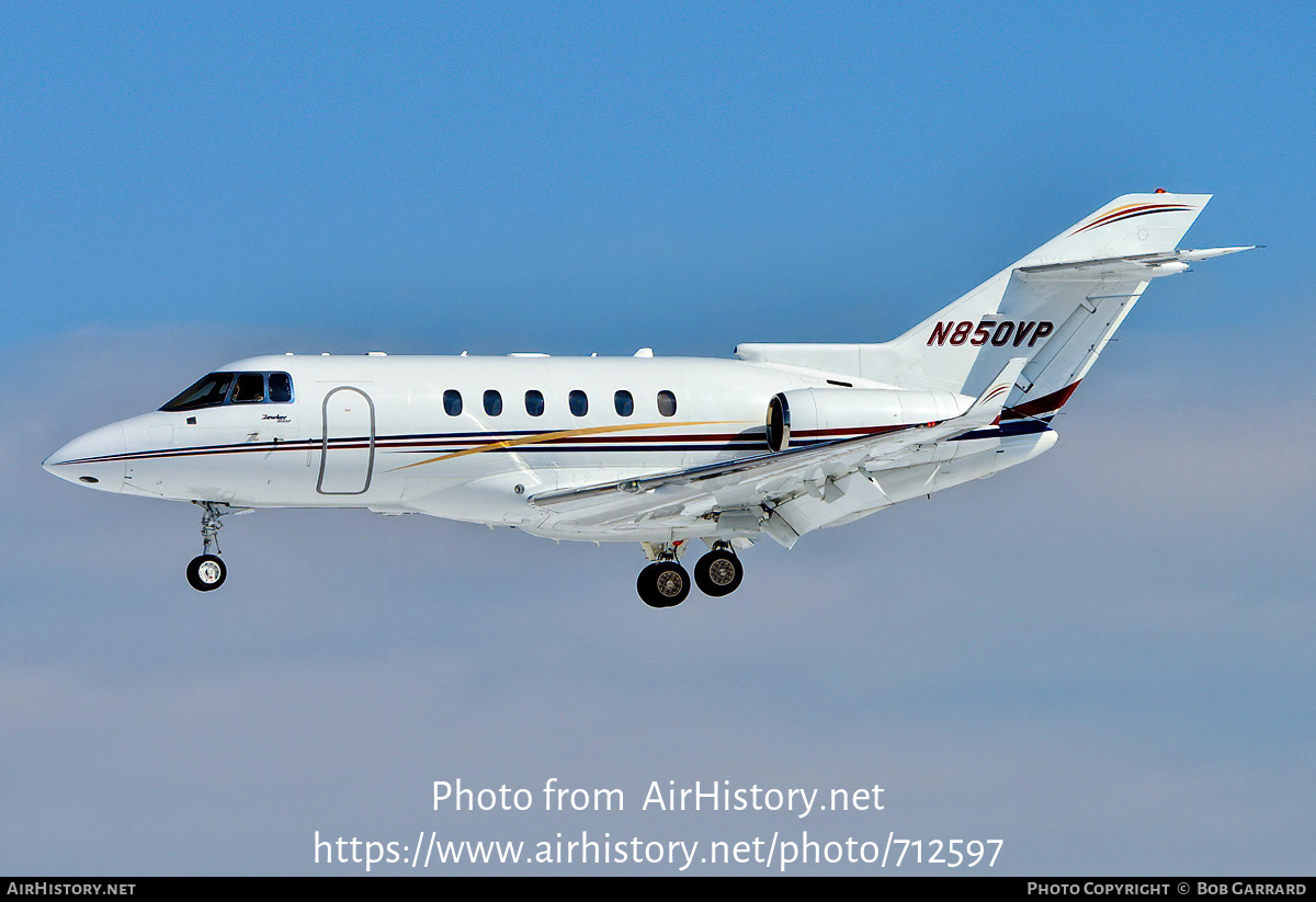 Aircraft Photo of N850VP | Raytheon Hawker 850XP | AirHistory.net #712597