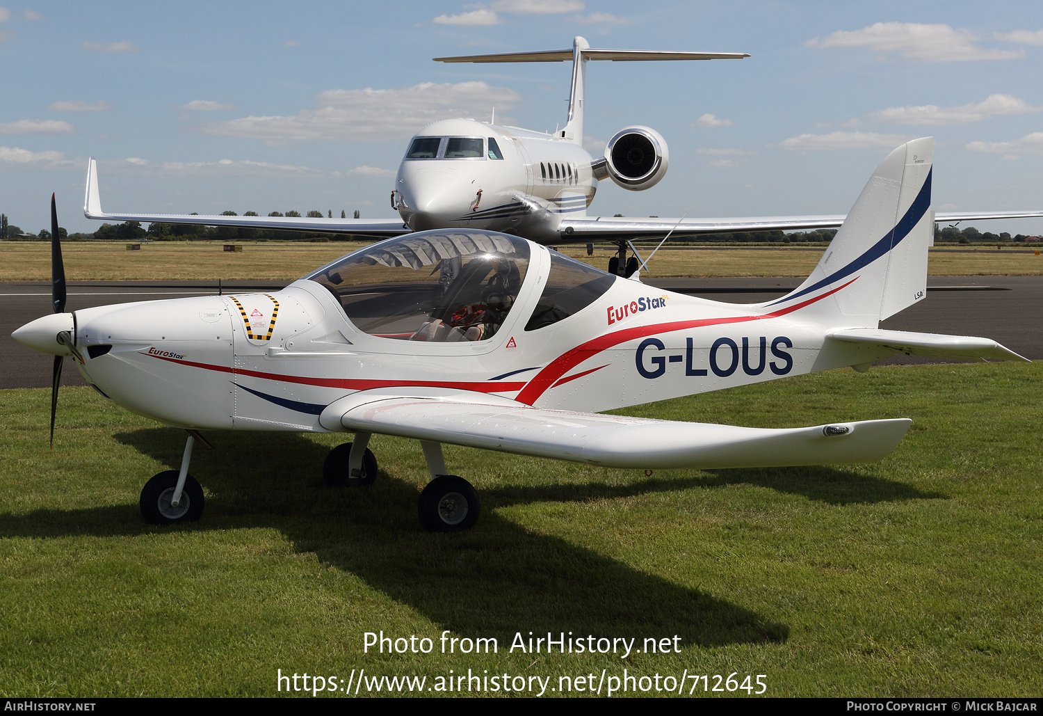 Aircraft Photo of G-LOUS | Evektor-Aerotechnik EV-97 EuroStar SL | AirHistory.net #712645