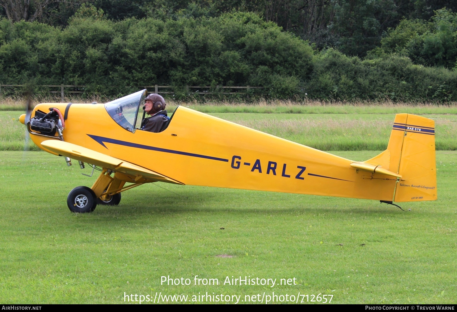 Aircraft Photo of G-ARLZ | Druine D-31A Turbulent | AirHistory.net #712657