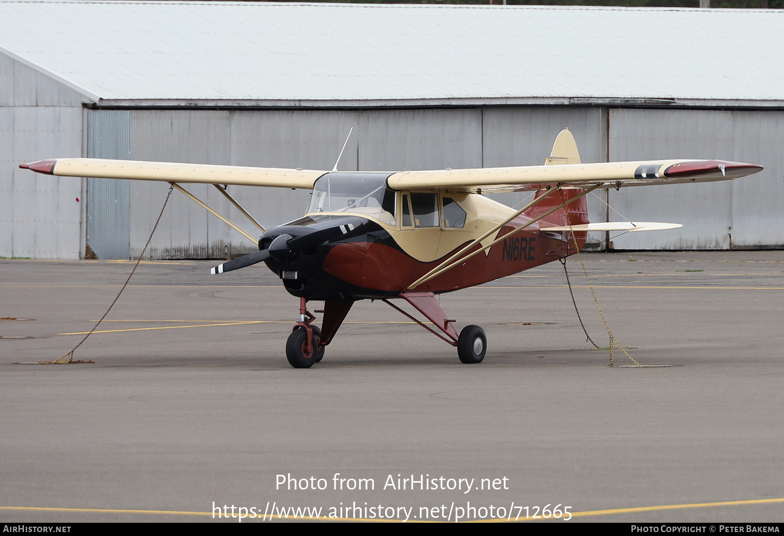 Aircraft Photo of N16RE | Piper PA-22-160 Tri-Pacer | AirHistory.net #712665