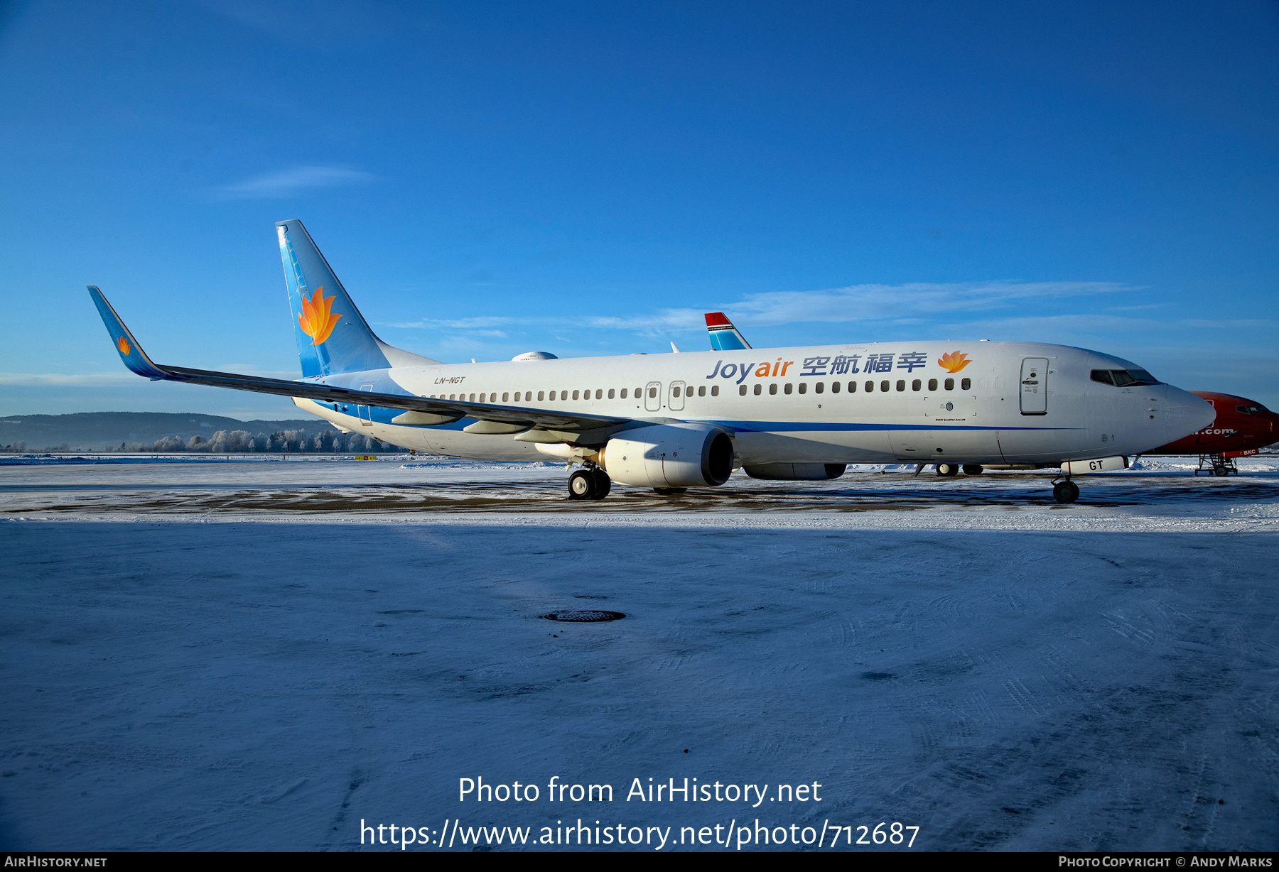 Aircraft Photo of LN-NGT | Boeing 737-8JP | Joy Air | AirHistory.net #712687