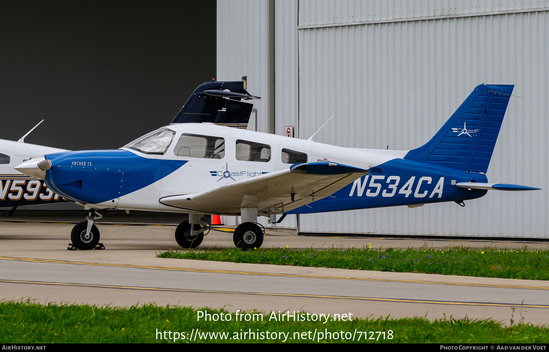 Aircraft Photo of N534CA | Piper PA-28-181 Archer TX | Coast Flight Training | AirHistory.net #712718