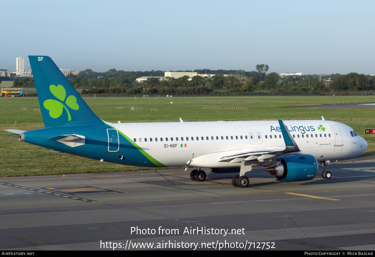 Aircraft Photo of EI-NSF | Airbus A320-251N | Aer Lingus | AirHistory.net #712752