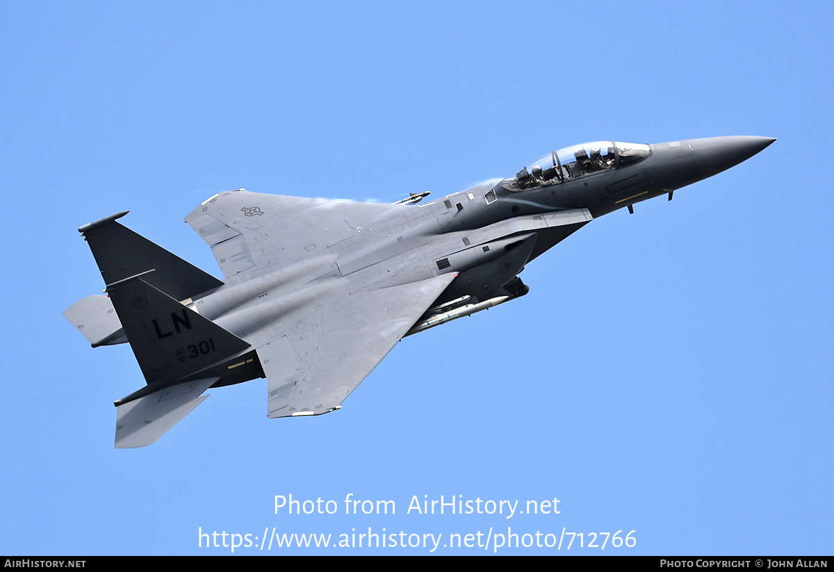 Aircraft Photo of 91-0301 / AF91-301 | McDonnell Douglas F-15E Strike Eagle | USA - Air Force | AirHistory.net #712766