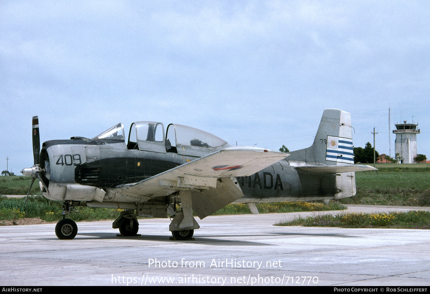 Aircraft Photo of 409 | North American T-28S Fennec | Uruguay - Navy | AirHistory.net #712770