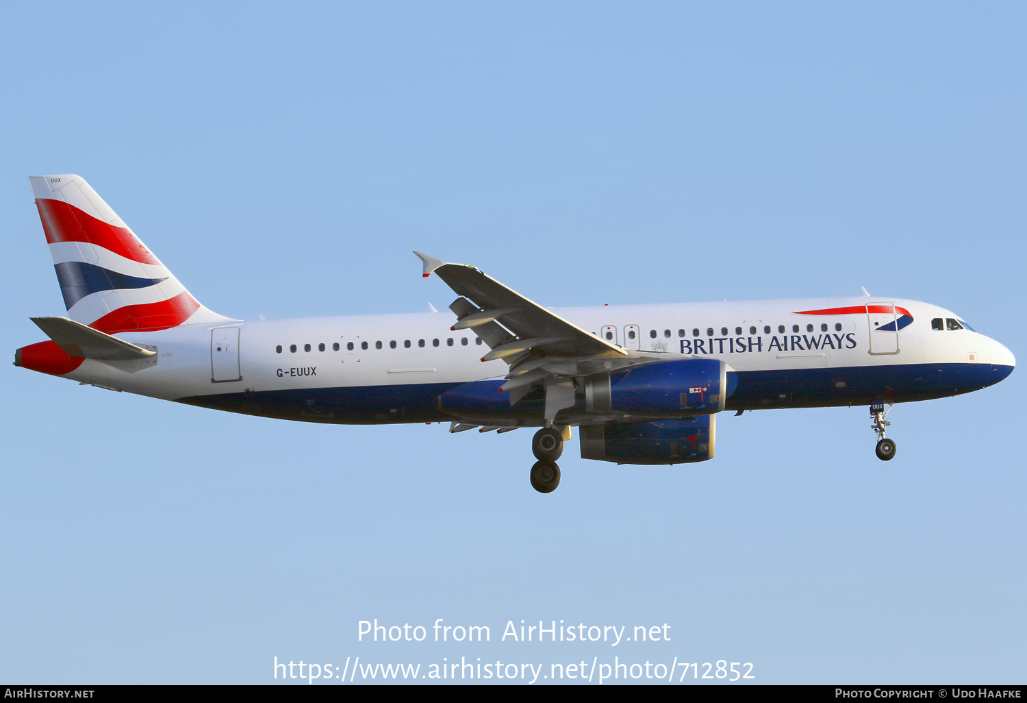 Aircraft Photo of G-EUUX | Airbus A320-232 | British Airways | AirHistory.net #712852