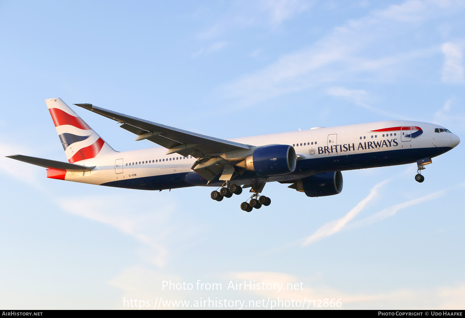 Aircraft Photo of G-VIIB | Boeing 777-236/ER | British Airways | AirHistory.net #712866