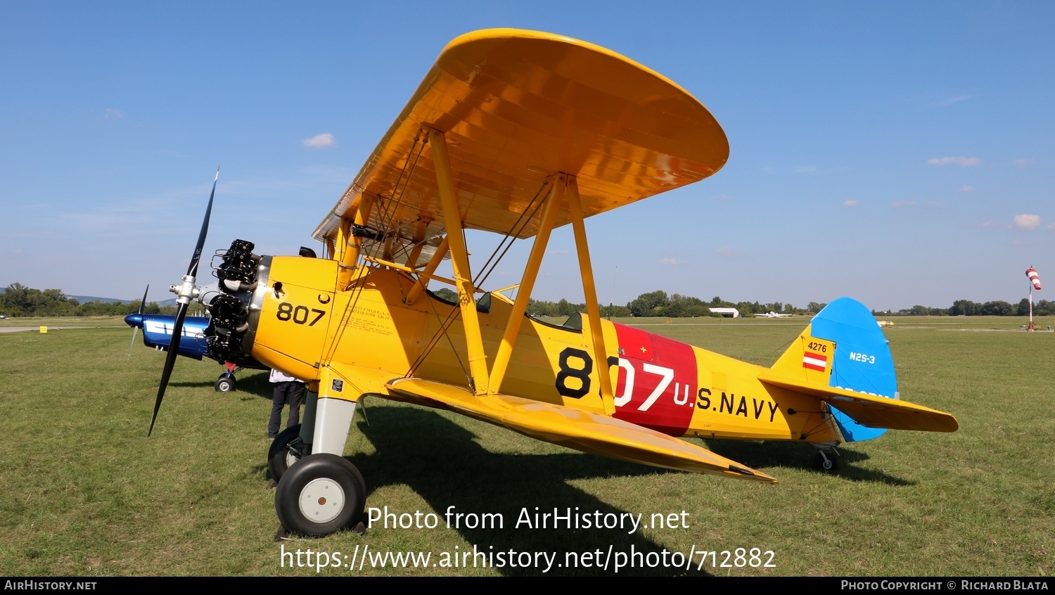 Aircraft Photo of OE-CBM / 807 | Stearman PT-17 Kaydet (A75N1) | USA - Navy | AirHistory.net #712882