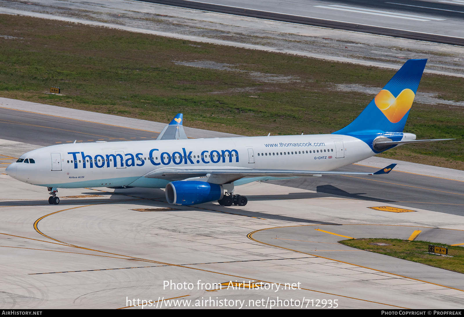 Aircraft Photo of G-CHTZ | Airbus A330-243 | Thomas Cook Airlines | AirHistory.net #712935