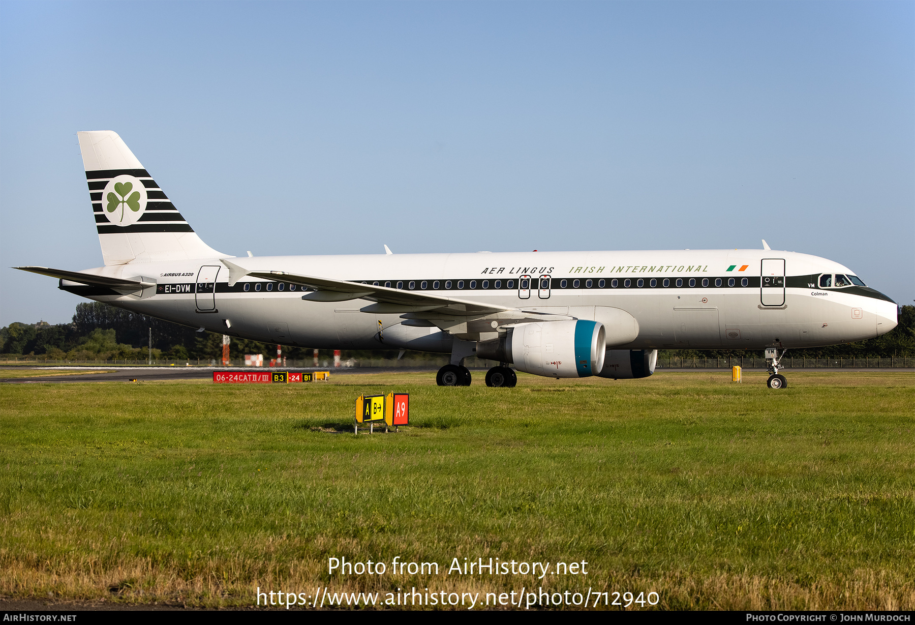 Aircraft Photo of EI-DVM | Airbus A320-214 | Aer Lingus | Aer Lingus - Irish International Airlines | AirHistory.net #712940