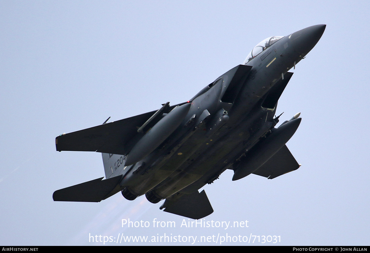 Aircraft Photo of 96-0204 / AF96-204 | McDonnell Douglas F-15E Strike Eagle | USA - Air Force | AirHistory.net #713031