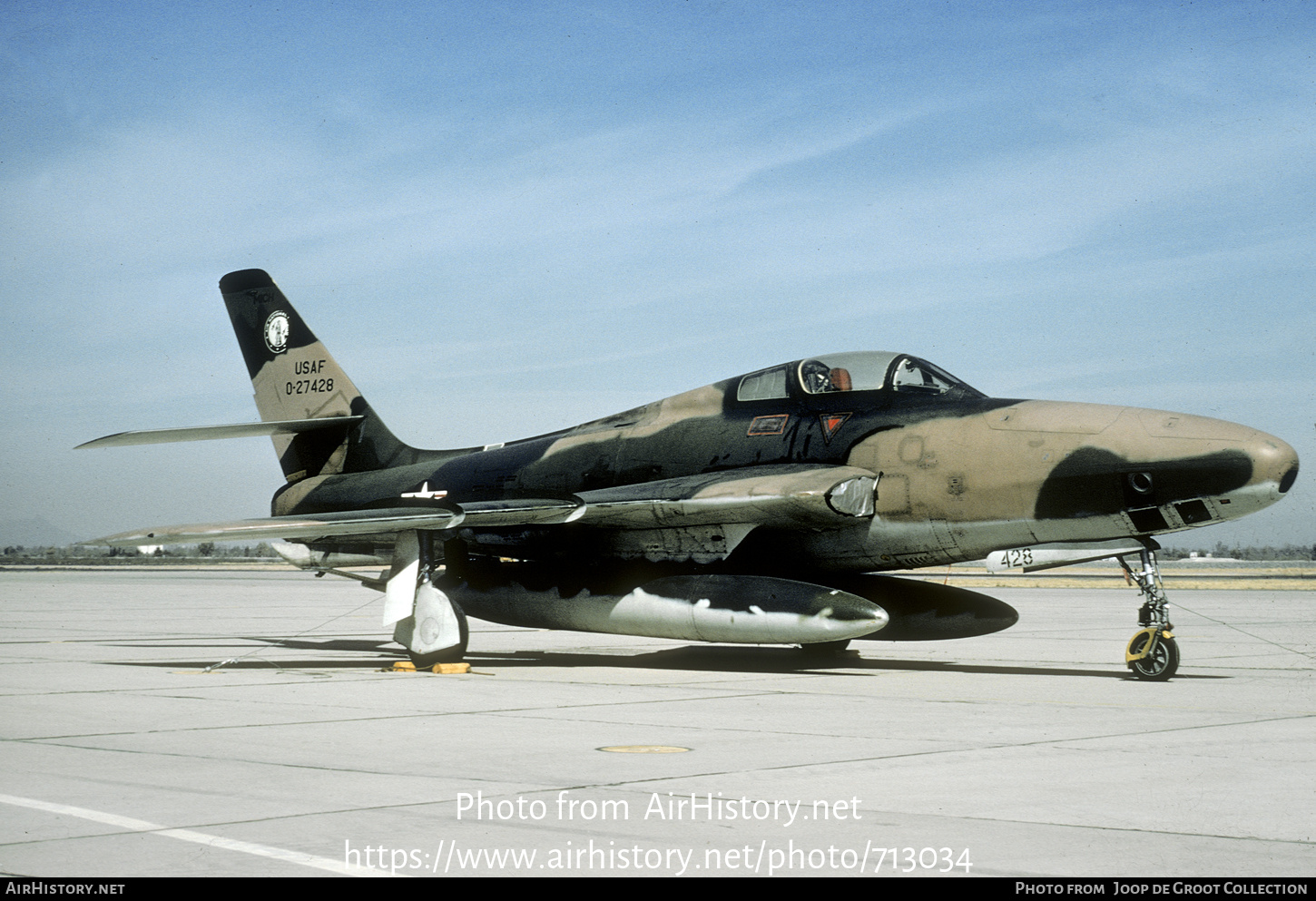 Aircraft Photo of 52-7428 / 0-27428 | Republic RF-84F Thunderflash | USA - Air Force | AirHistory.net #713034