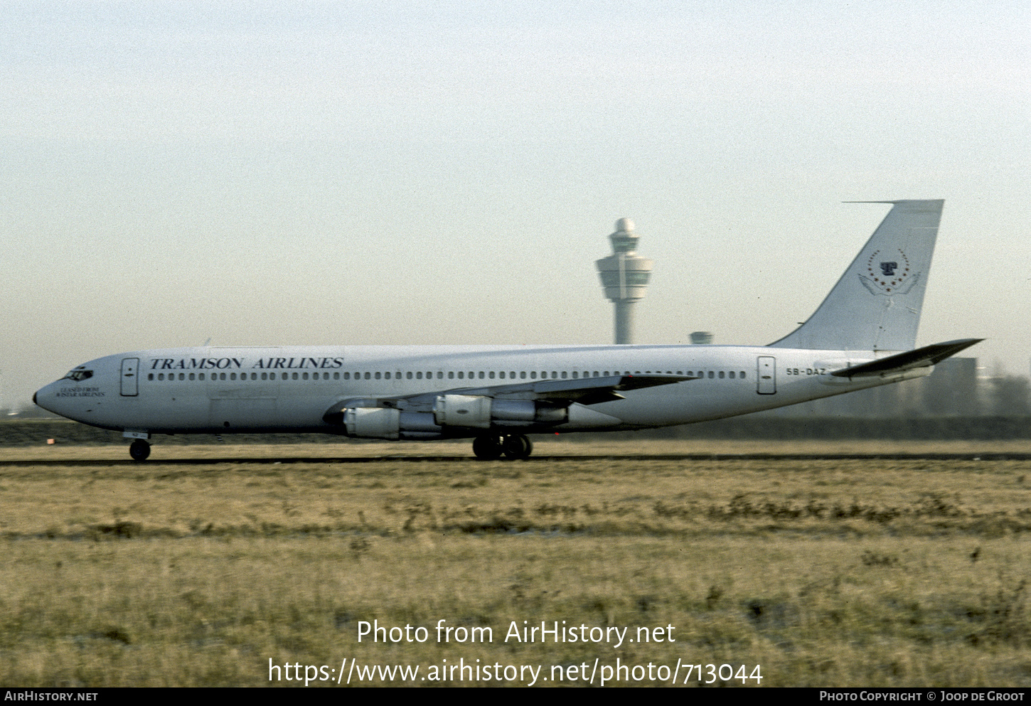 Aircraft Photo of 5B-DAZ | Boeing 707-328C | Tramson Airlines | AirHistory.net #713044