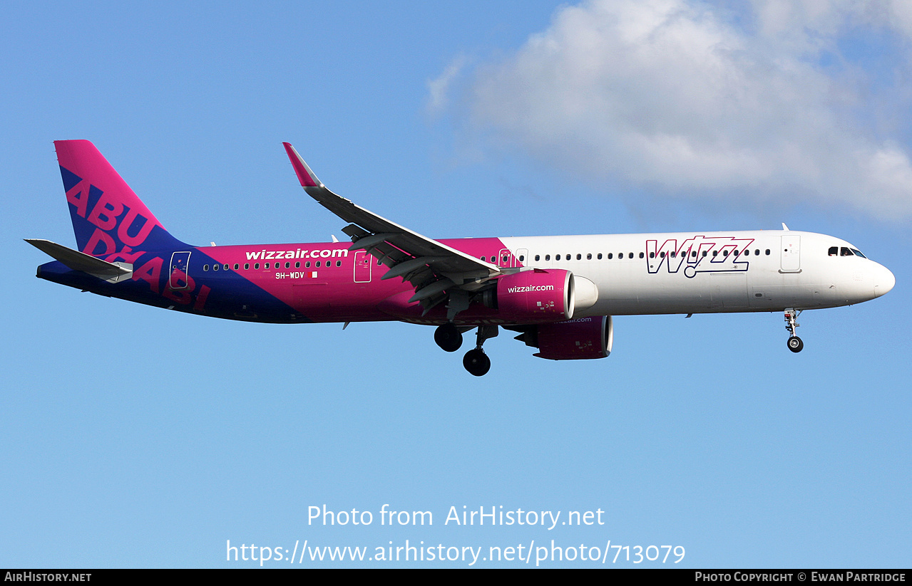 Aircraft Photo of 9H-WDV | Airbus A321-271NX | Wizz Air | AirHistory.net #713079