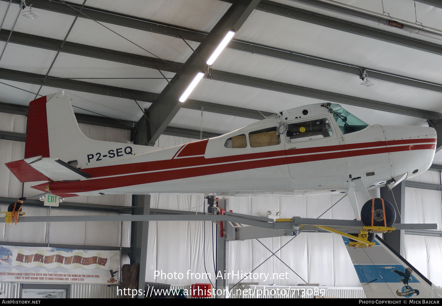 Aircraft Photo of P2-SEQ | Cessna 185A Skywagon | AirHistory.net #713089