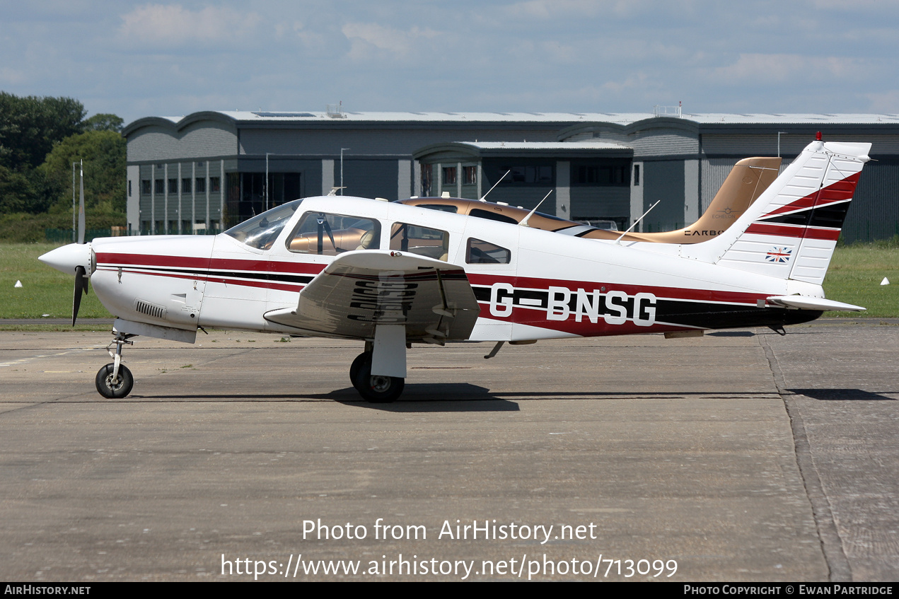 Aircraft Photo of G-BNSG | Piper PA-28R-201 Cherokee Arrow III | AirHistory.net #713099