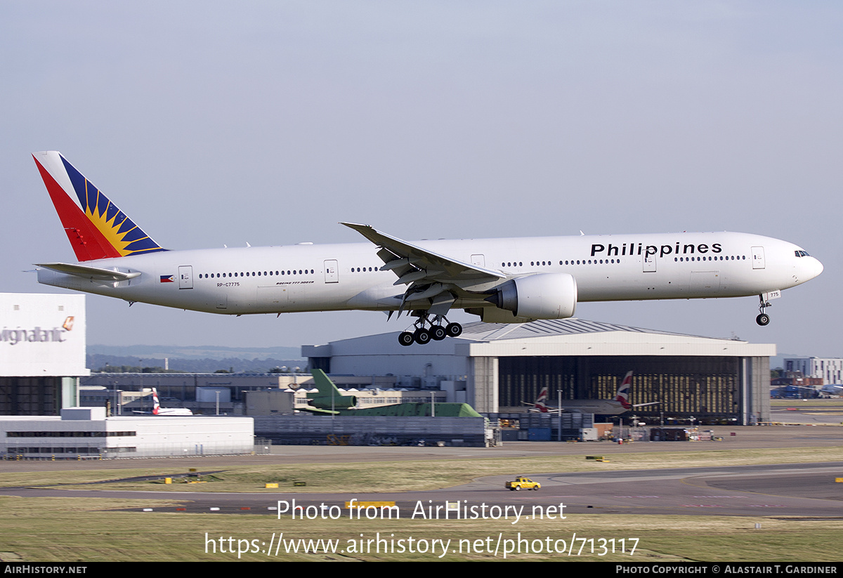 Aircraft Photo of RP-C7775 | Boeing 777-3F6/ER | Philippine Airlines | AirHistory.net #713117