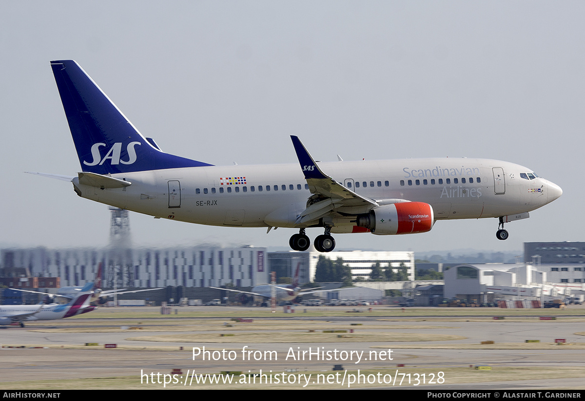 Aircraft Photo of SE-RJX | Boeing 737-76N | Scandinavian Airlines - SAS | AirHistory.net #713128