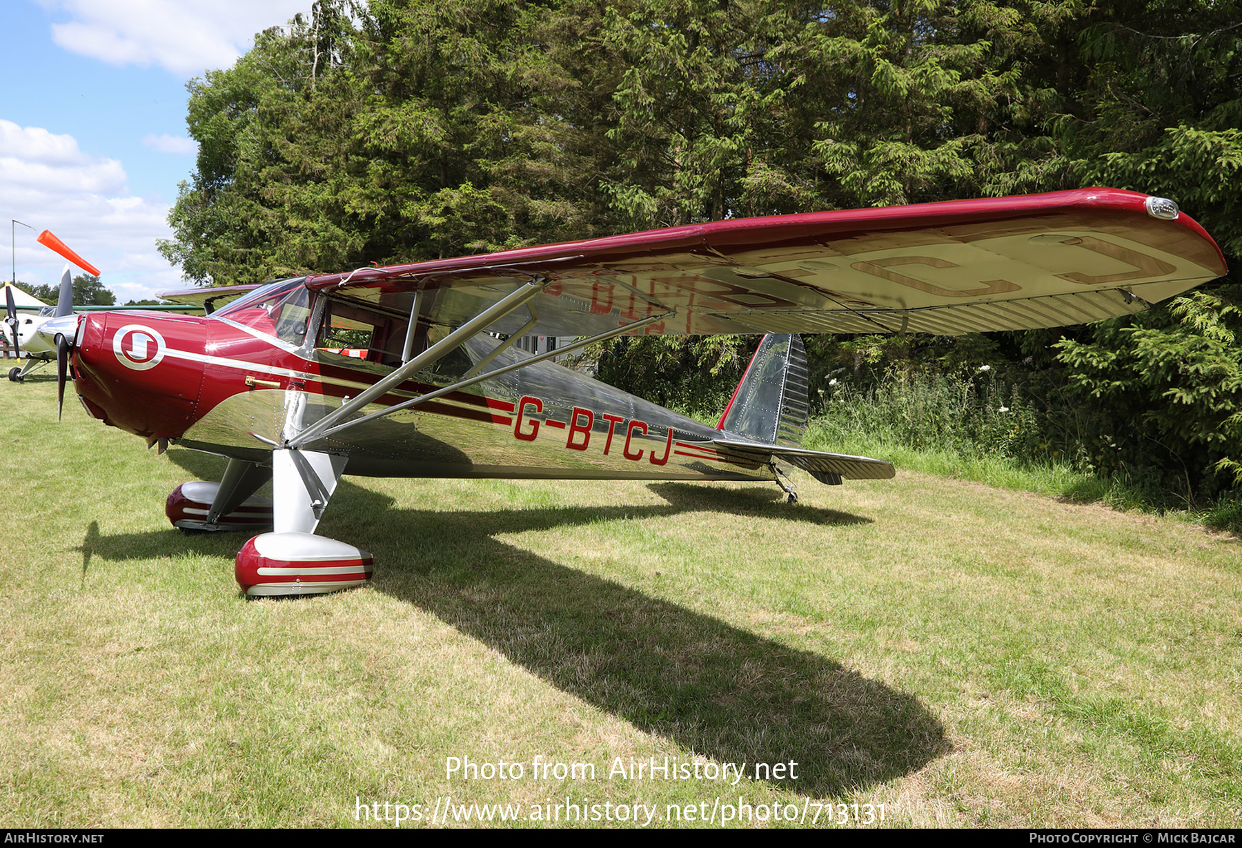 Aircraft Photo of G-BTCJ | Luscombe 8E Silvaire Deluxe | AirHistory.net #713131