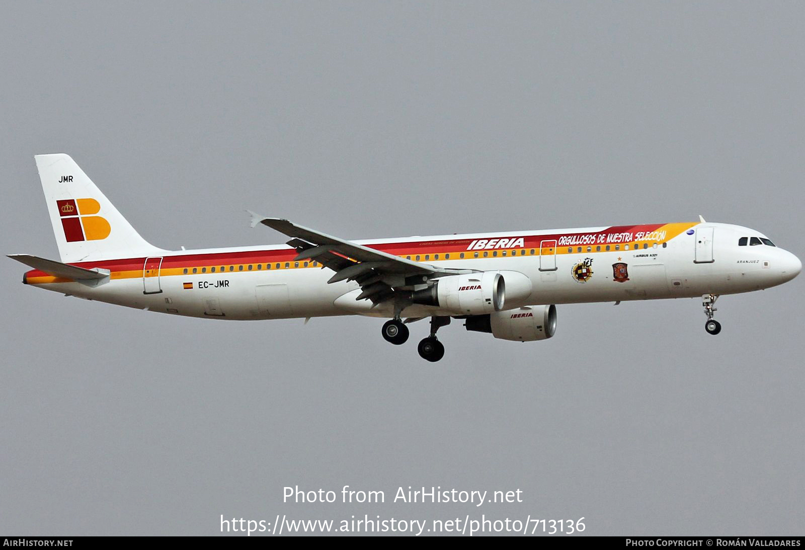 Aircraft Photo of EC-JMR | Airbus A321-211 | Iberia | AirHistory.net #713136