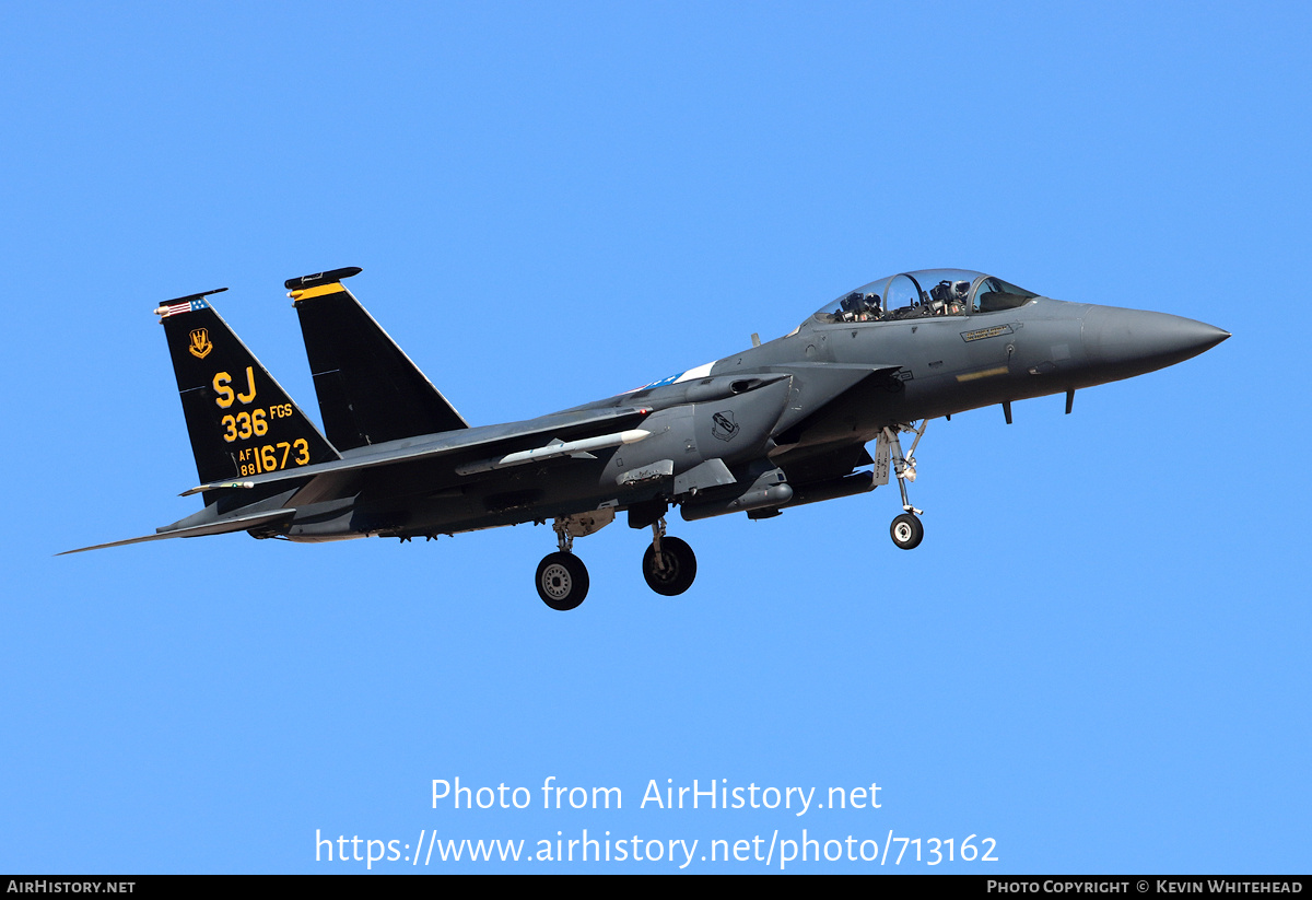 Aircraft Photo of 88-1673 / AF88-1673 | McDonnell Douglas F-15E Strike Eagle | USA - Air Force | AirHistory.net #713162