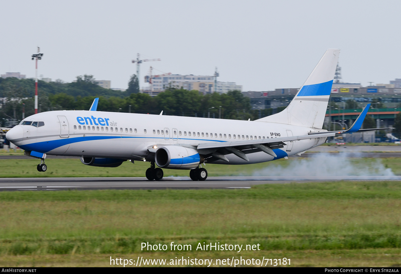 Aircraft Photo of SP-ENO | Boeing 737-8AS | Enter Air | AirHistory.net #713181