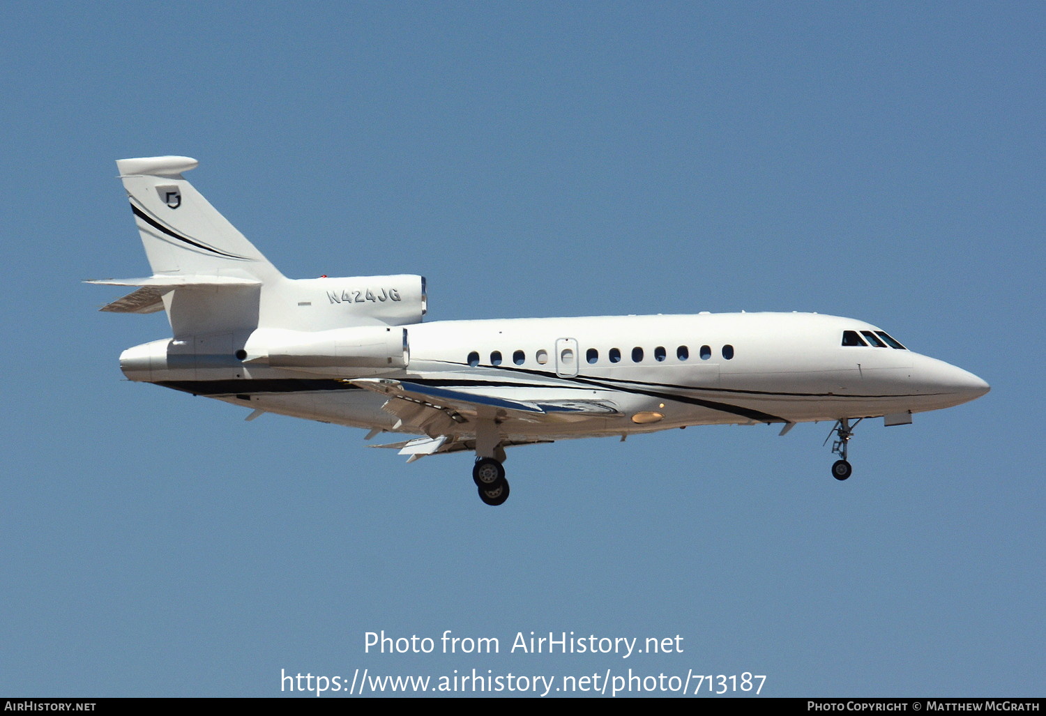 Aircraft Photo of N424JG | Dassault Falcon 900 | AirHistory.net #713187