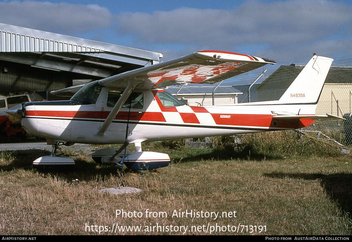 Aircraft Photo of N4839A | Cessna A152 Aerobat | AirHistory.net #713191