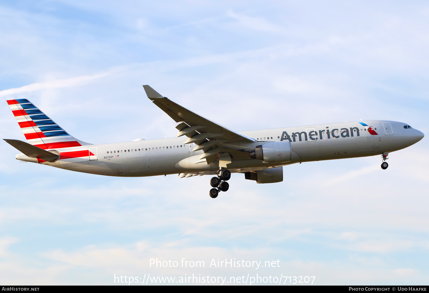 Aircraft Photo of N274AY | Airbus A330-323 | American Airlines | AirHistory.net #713207