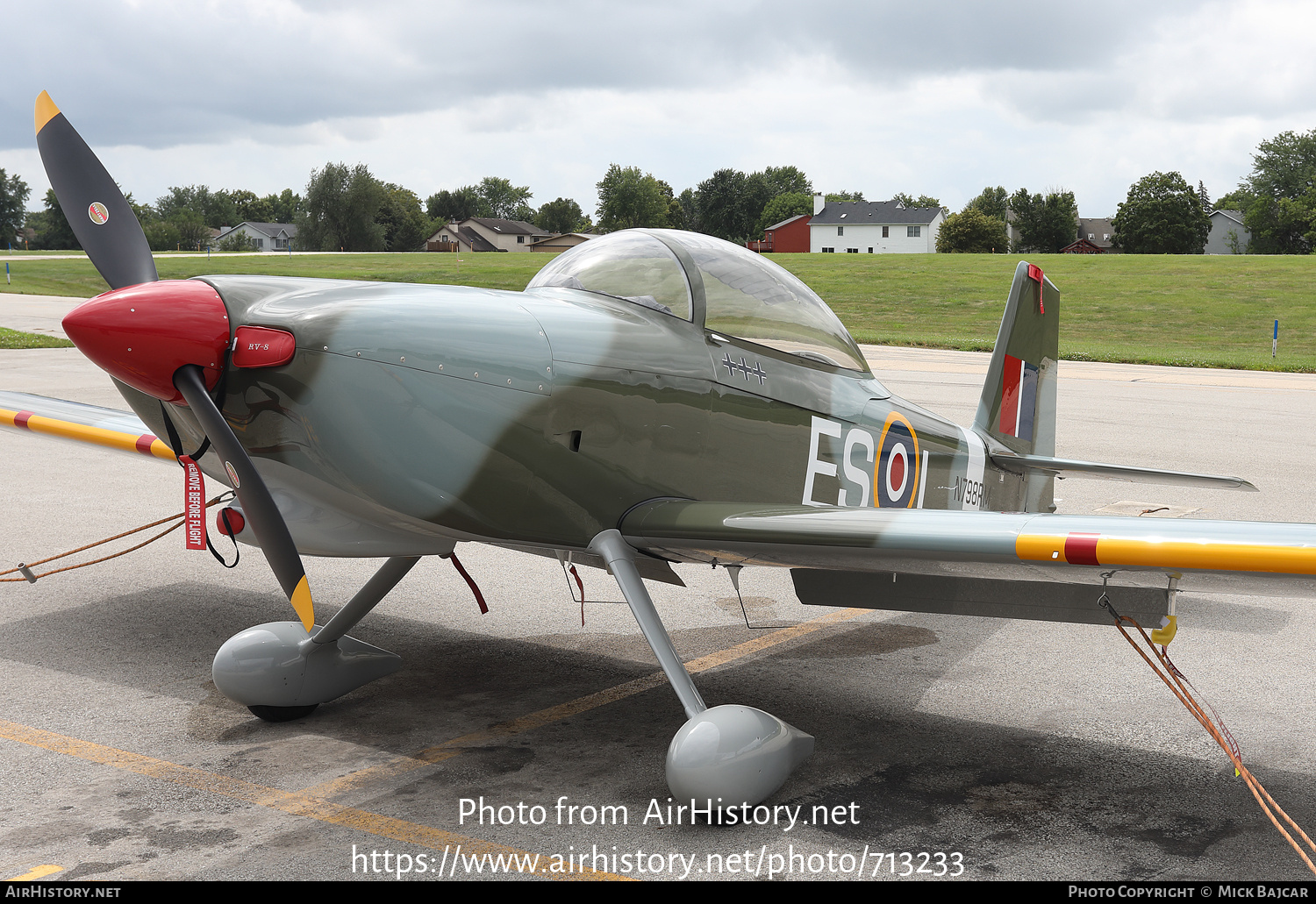 Aircraft Photo of N798RM | Van's RV-8 | UK - Air Force | AirHistory.net #713233