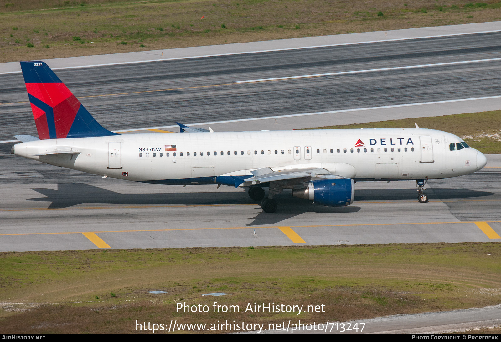 Aircraft Photo of N337NW | Airbus A320-212 | Delta Air Lines | AirHistory.net #713247