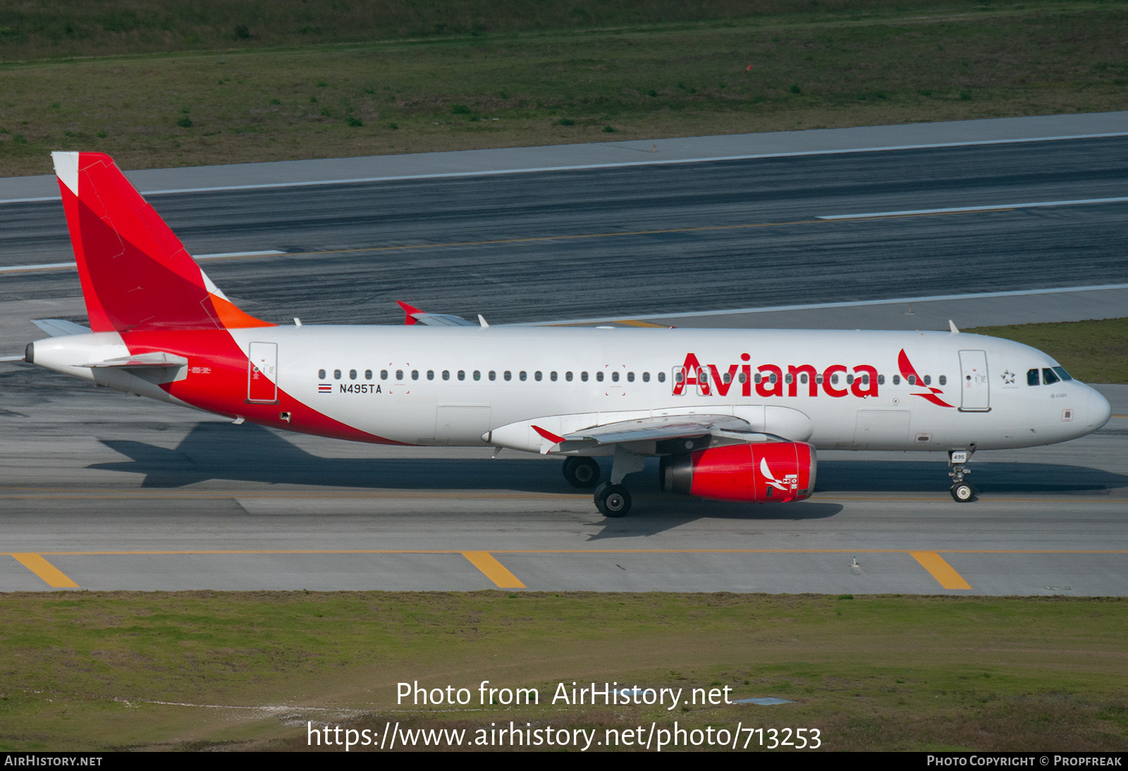 Aircraft Photo of N495TA | Airbus A320-233 | Avianca | AirHistory.net #713253