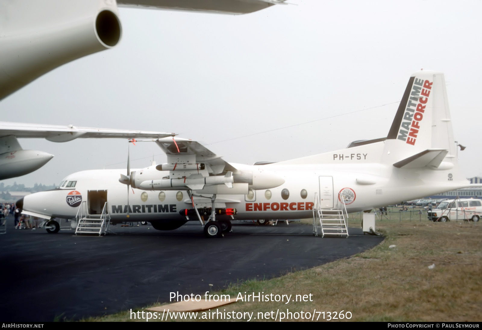 Aircraft Photo of PH-FSY | Fokker F27-200ME Friendship | Fokker | AirHistory.net #713260