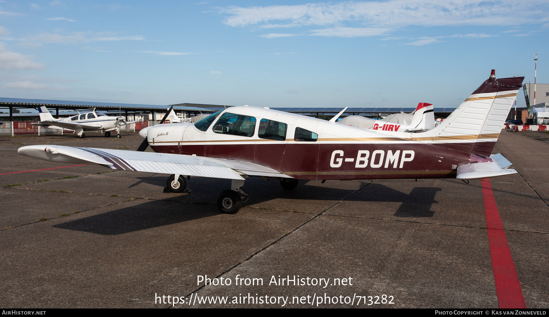 Aircraft Photo of G-BOMP | Piper PA-28-181 Cherokee Archer II | AirHistory.net #713282