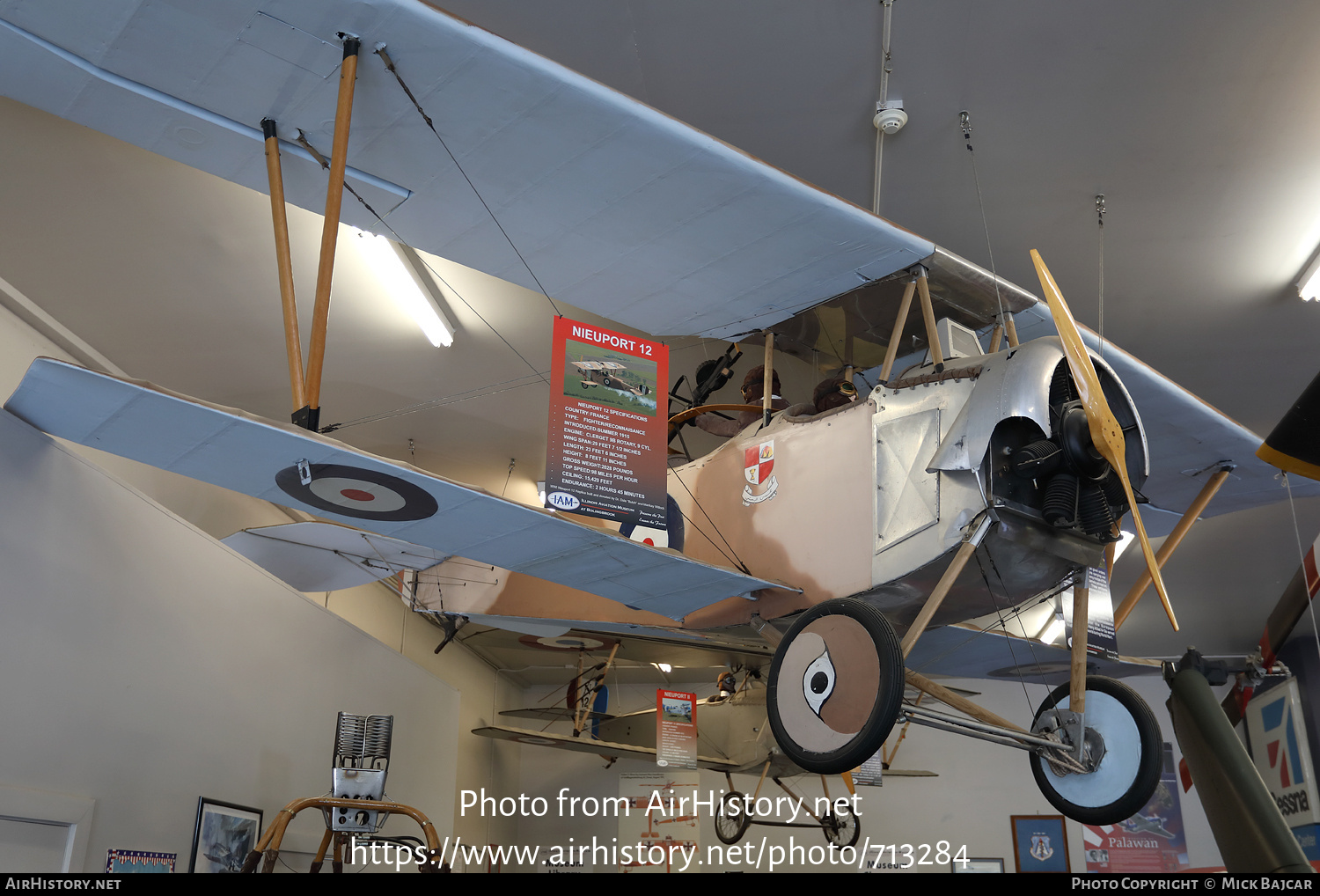 Aircraft Photo of No Reg / N317LS | Nieuport 12 (Replica) | UK - Air Force | AirHistory.net #713284