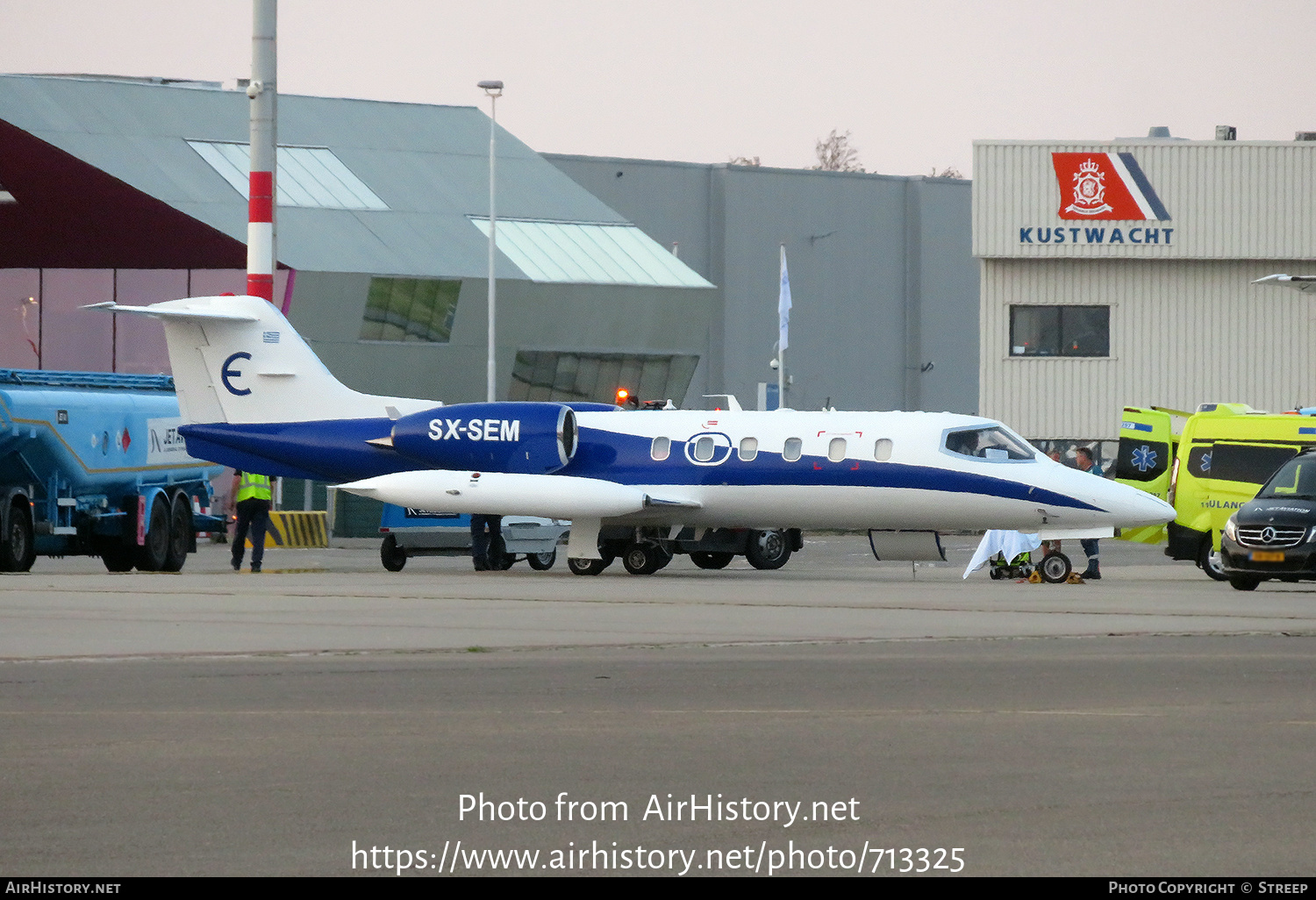 Aircraft Photo of SX-SEM | Gates Learjet 35A | Epsilon Aviation | AirHistory.net #713325