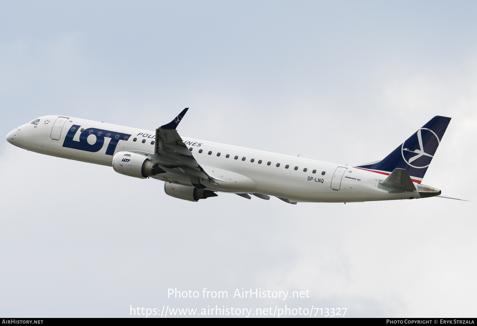 Aircraft Photo of SP-LNQ | Embraer 195AR (ERJ-190-200IGW) | LOT Polish Airlines - Polskie Linie Lotnicze | AirHistory.net #713327