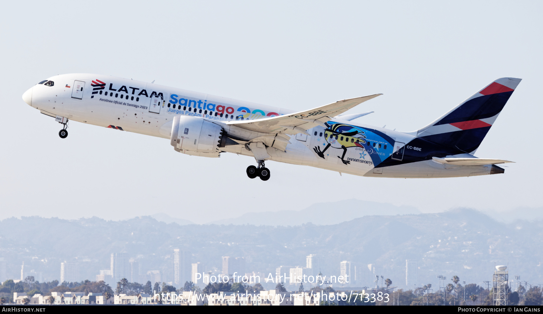 Aircraft Photo of CC-BBE | Boeing 787-8 Dreamliner | LATAM Airlines | AirHistory.net #713383