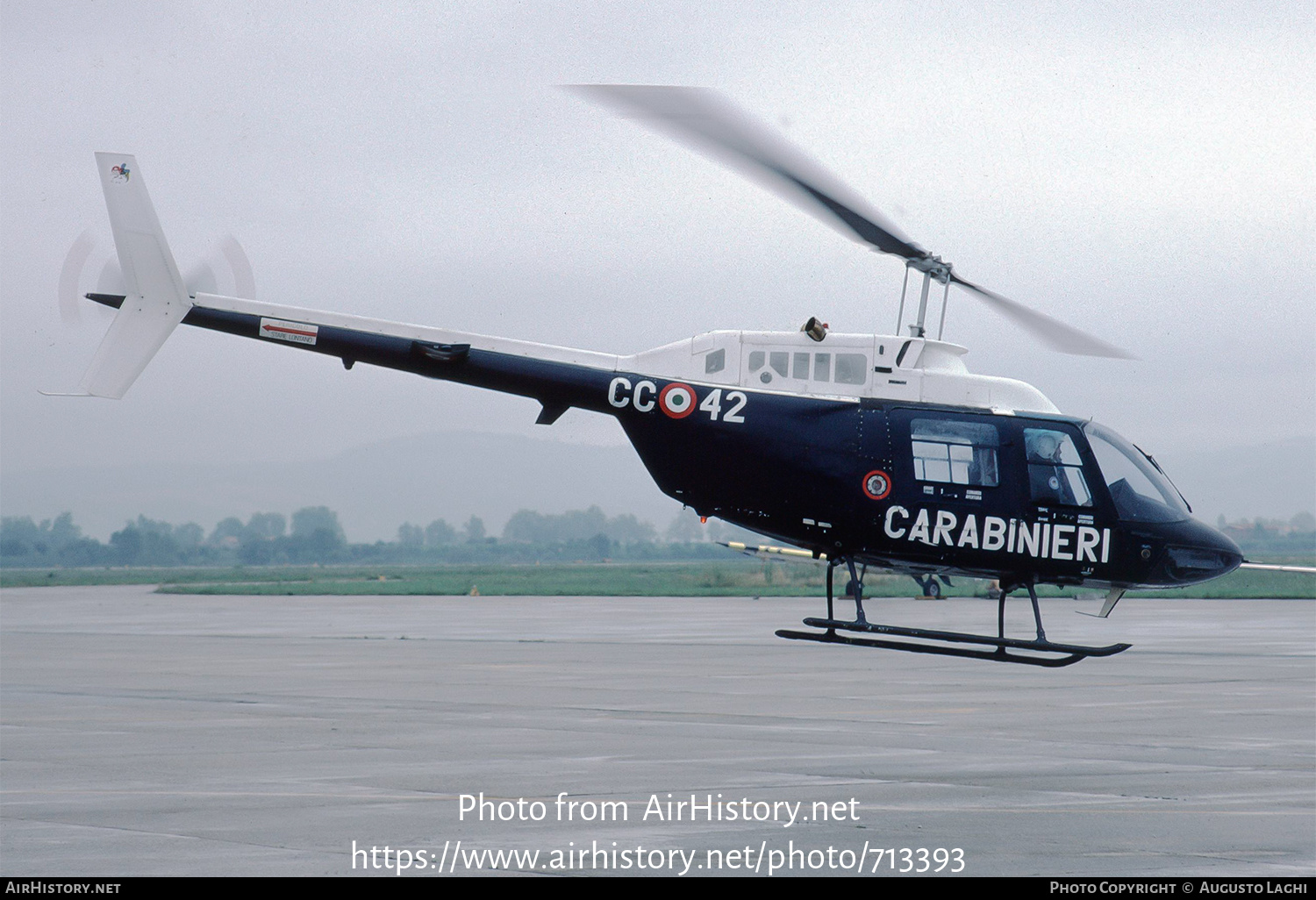 Aircraft Photo of MM80920 | Agusta AB-206A-1 JetRanger | Italy - Carabinieri | AirHistory.net #713393