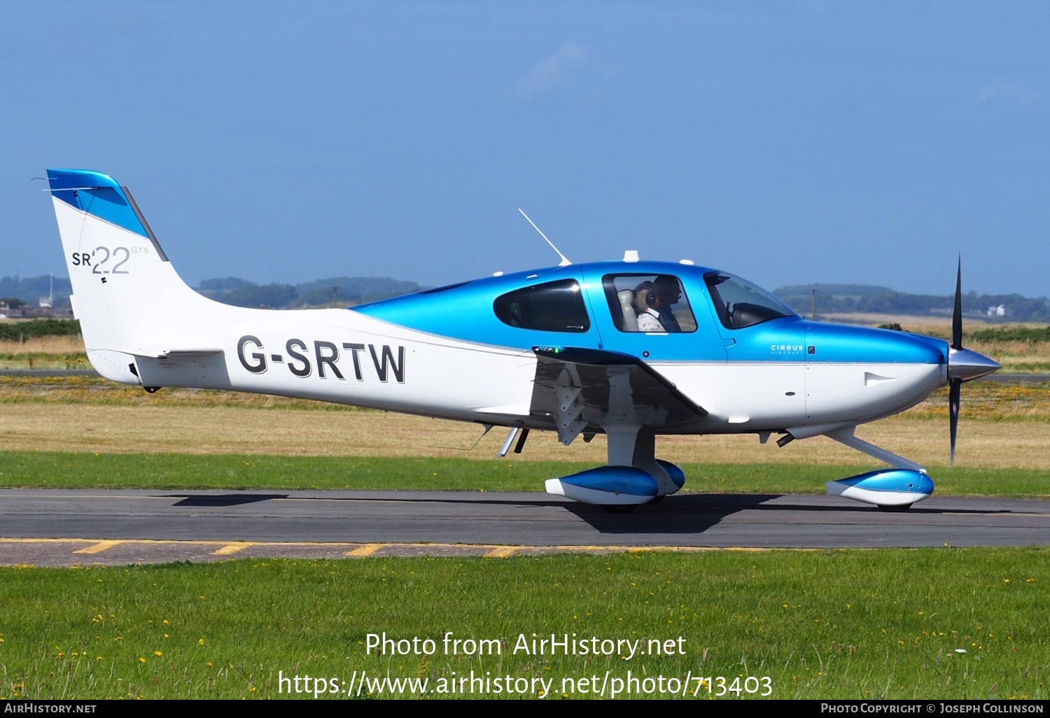 Aircraft Photo of G-SRTW | Cirrus SR-22 G5-GTS | AirHistory.net #713403