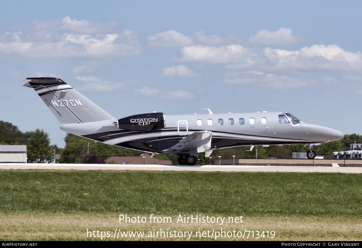 Aircraft Photo of N27CN | Cessna 525B CitationJet CJ3+ | AirHistory.net #713419