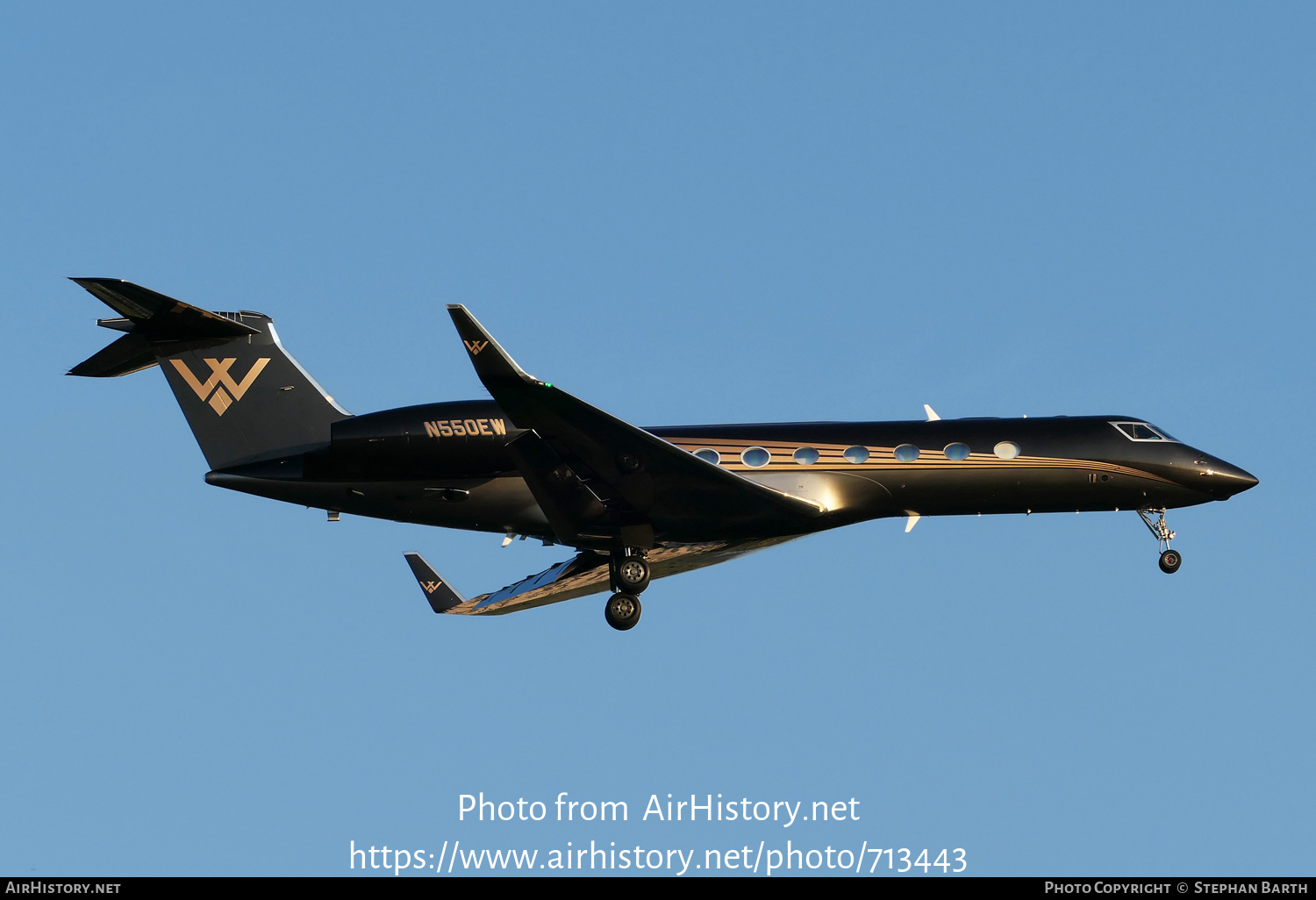 Aircraft Photo of N550EW | Gulfstream Aerospace G-V-SP Gulfstream G550 | AirHistory.net #713443