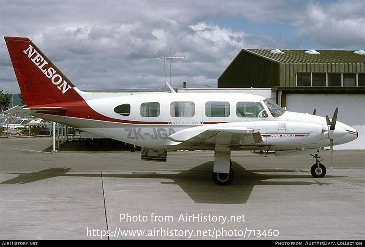 Aircraft Photo of ZK-JGA | Piper PA-31-310 Navajo C | Air Nelson | AirHistory.net #713460