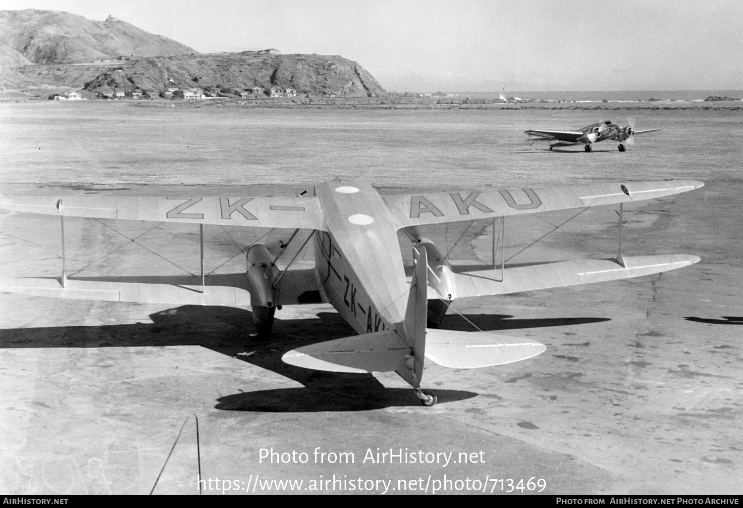 Aircraft Photo of ZK-AKU | De Havilland D.H. 89A Dragon Rapide | AirHistory.net #713469