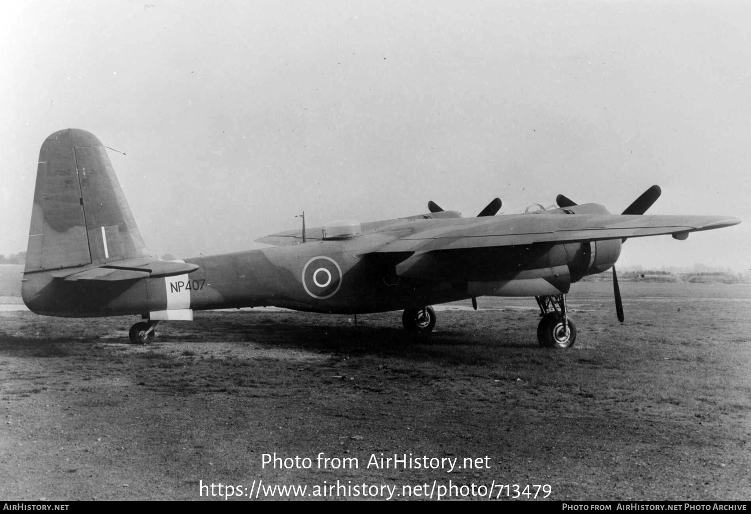 Aircraft Photo of NP407 | Miles M.33 Monitor TT MkII | UK - Navy | AirHistory.net #713479