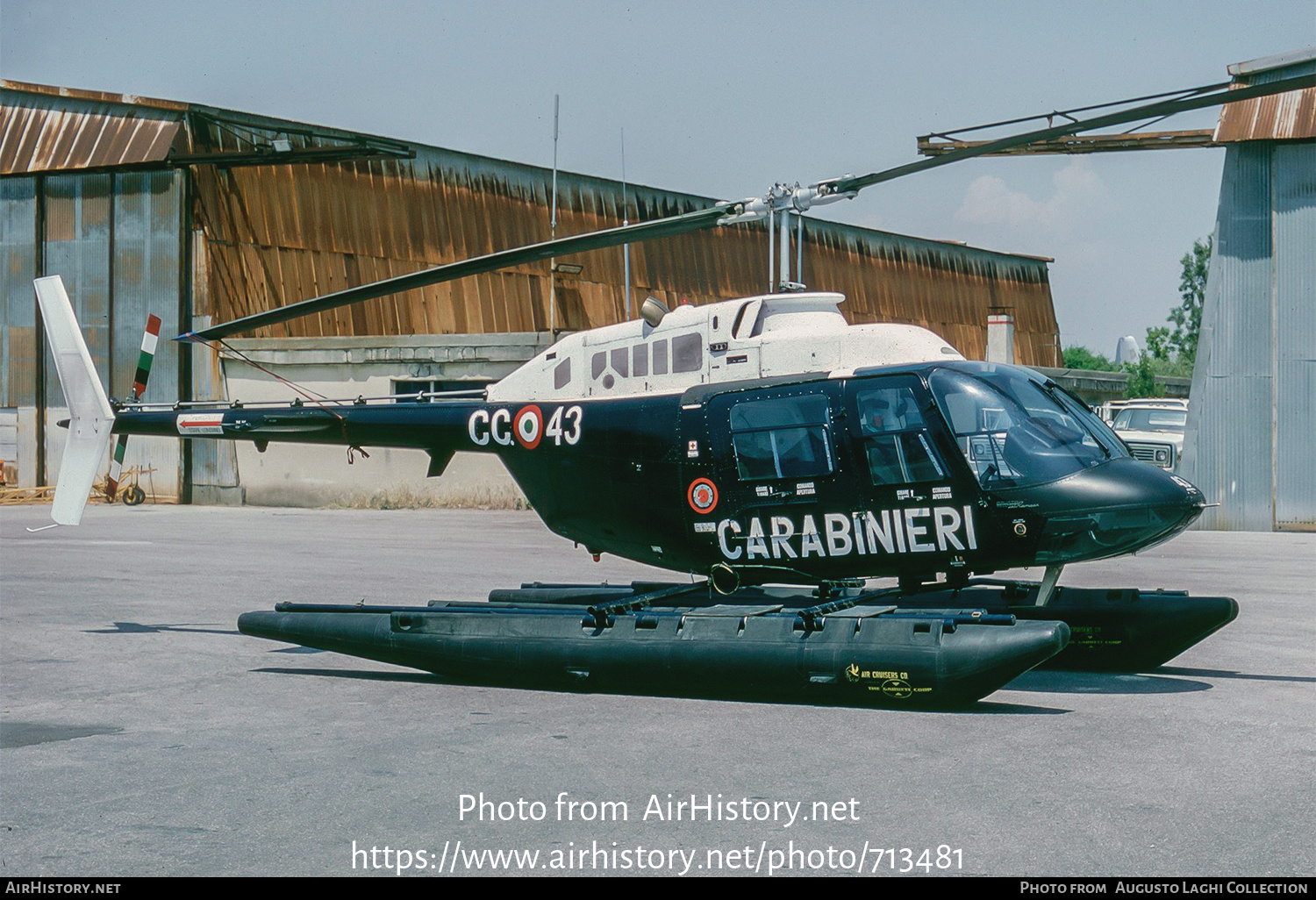 Aircraft Photo of MM80921 | Agusta AB-206A-1 JetRanger | Italy - Carabinieri | AirHistory.net #713481