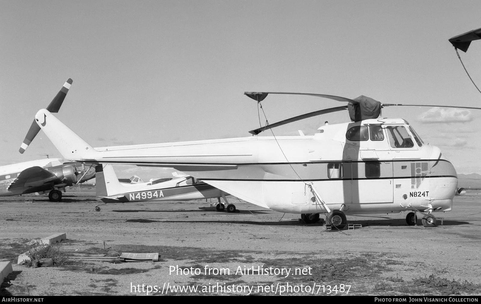 Aircraft Photo of N824T | Sikorsky H-19D Chickasaw (S-55D) | AirHistory.net #713487