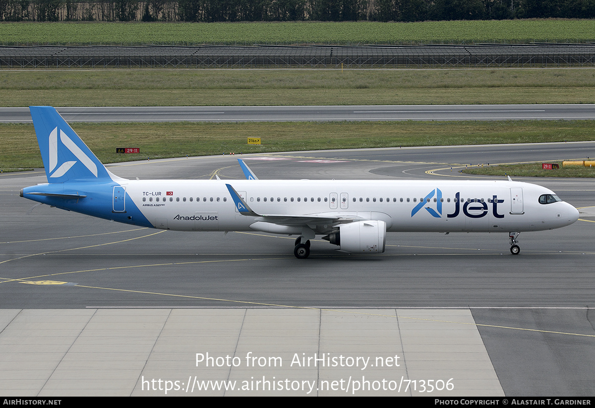 Aircraft Photo of TC-LUR | Airbus A321-271NX | AJet - AnadoluJet | AirHistory.net #713506